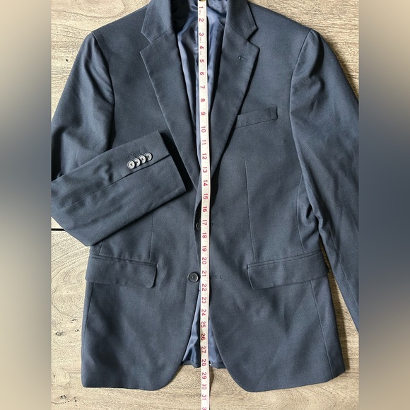 Men’s Navy Banana Republic Sport Coat Blazer Suit Jacket size 36R - Picture 8 of 10